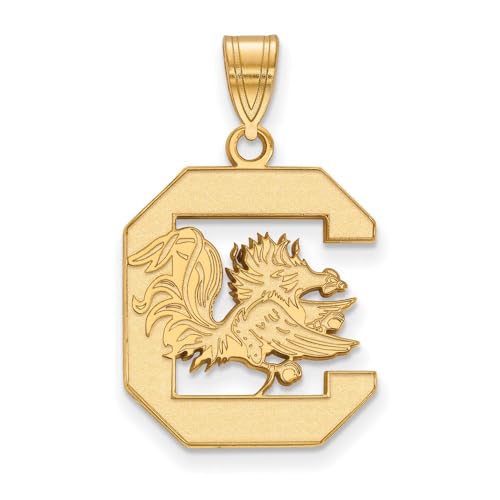 South Carolina Large (3/4 Inch) Pendant (Gold Plated)