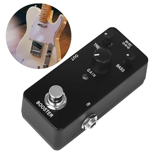 Pédale d'effets pour guitare électrique mini single noire