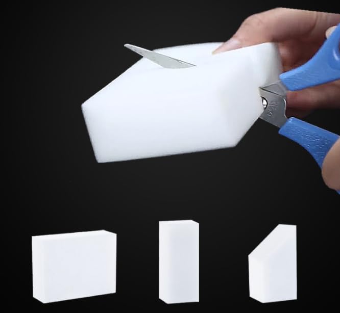 Image of White,8 Pcs Magic Cleaning Sponges Eraser,Multi-Functional Premium Melamine Sponge Foam Cleaning Pads,Dish,Household Cleaning Sponge for Kitchen,Furniture,Bathroom (10 * 7 * 3cm)