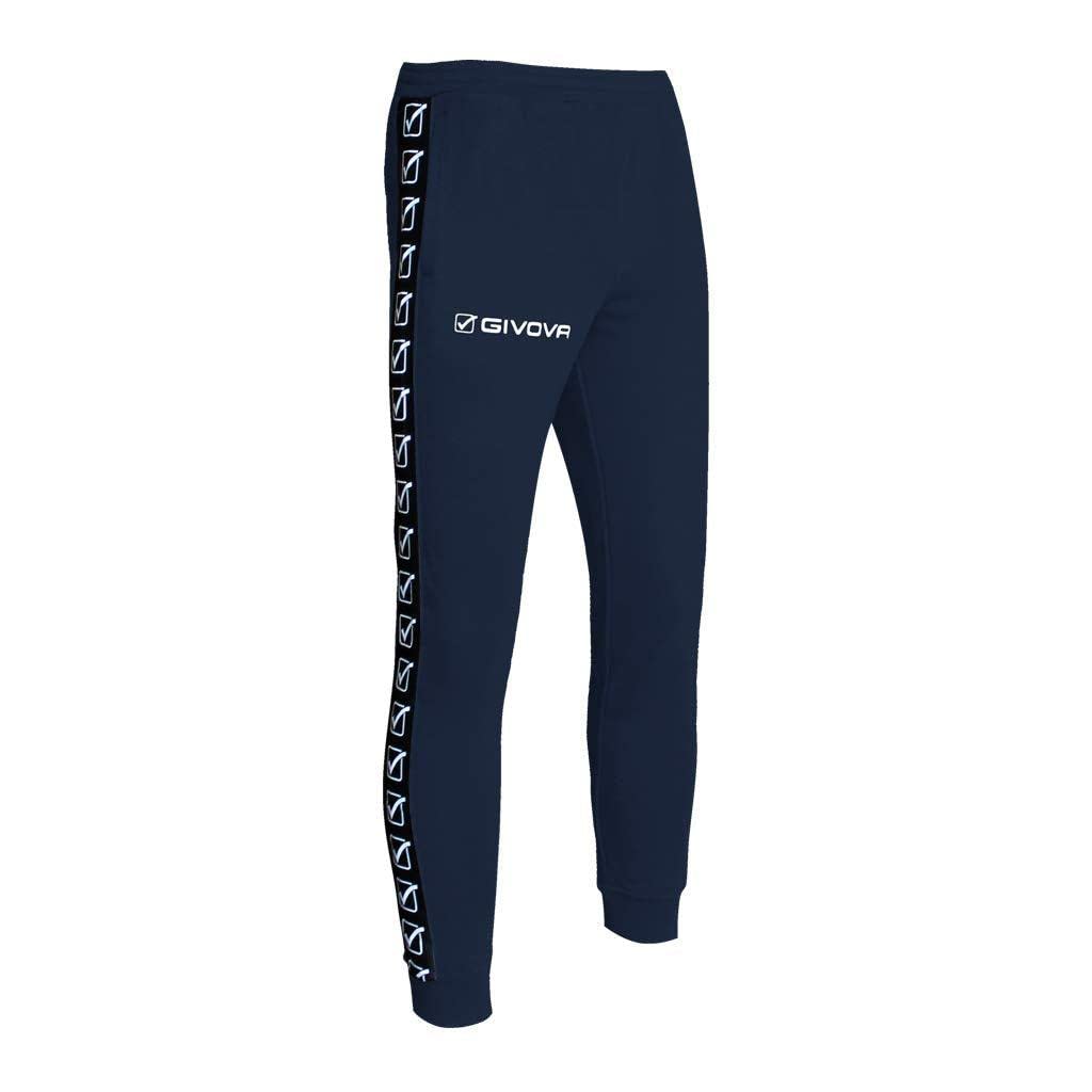 Givova Pantalone Tricot Band Trousers - 0010, L Black