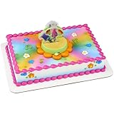 DecoSet® DreamWorks Trolls Happy Cake Topper, 1-Piece Decoration Set with Interactive Characters for Fun After the Party