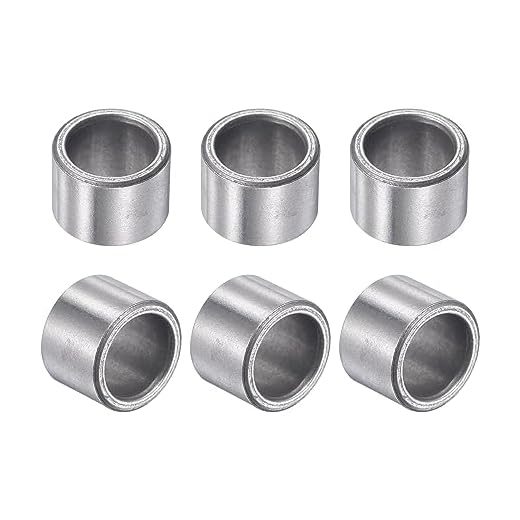 Sleeve Bearings 10mm Bore 14mm OD 10mm Length Sintered Iron Self-Lubricating Bushings 6pcs