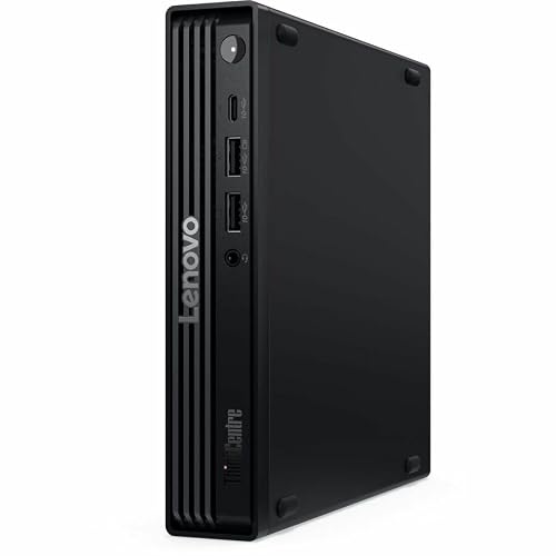 Lenovo ThinkCentre M70q Gen 6 13A40028US Desktop Computer - Intel Core Ultra 5 235T - vPro Technology - 16 GB - 256 GB SSD - Tiny - Black - Intel Q870 Chip - Windows 11 Pro - DDR5 SDRAM - English Keyb