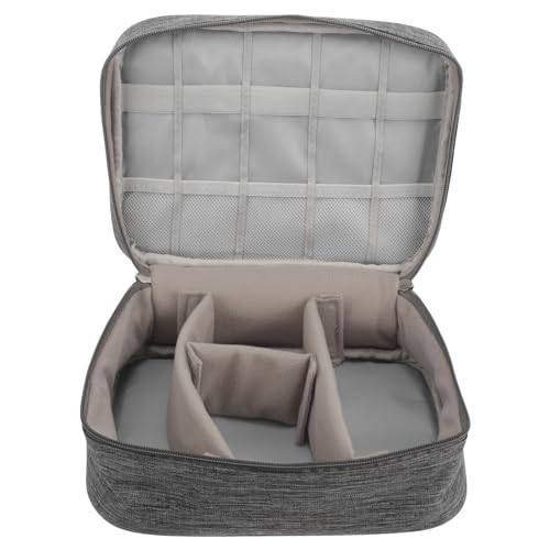 Organizer Elettronico Viaggio Porta e Resistente per Accessori Adatta per Lavoro e Uso Colore Grigio Unisex