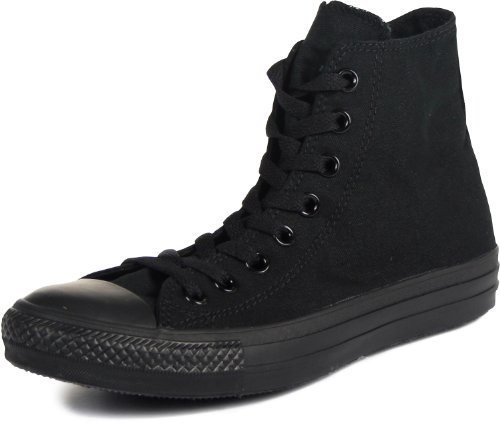 Converse Unisex Chuck Taylor All Star High Top Sneakers (11 D(M) US, Black Monochrome)