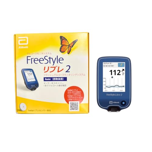 Abbott �t���[�X�^�C�����u��2 ���[�_�[�i�ǎ摕�u�j1�� �A�{�b�g FreeStyleLibre2 1�����ɃO���R�[�X�l��24���ԑ��� �ő�14���� ��p���[�_�[�Ń��j�^�����O