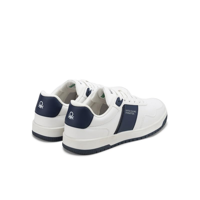 Image of United Colors of Benetton Mens United Colors of Benetton Solid Lace-up Sneakers Sneaker