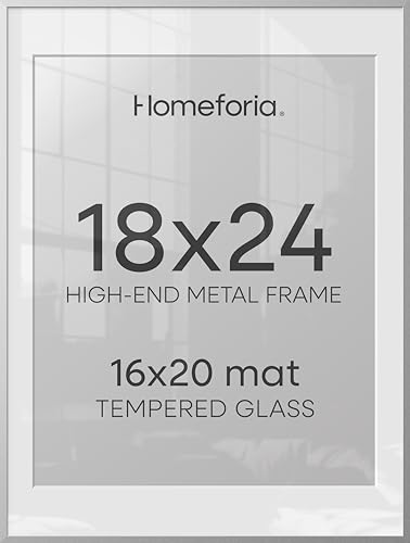 Homeforia 18x24 Silver Poster Frame