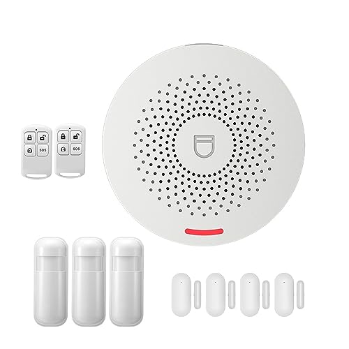 Sistema de Seguridad para el Hogar Alarma casera inalámbrica del Control del App de Tuya de la Alarma de Seguridad antirrobo del de Alarma del hogar Elegante 433MHz