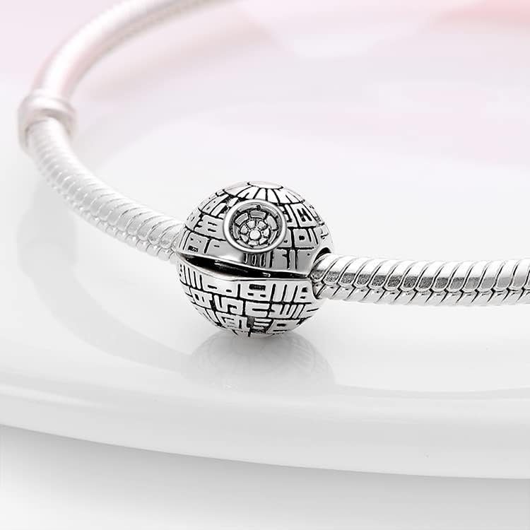 Miniatura 4 de LIGHTDOG Star Wars Charms Beads fits Pandora Charm Bracelets for Woman,925 Sterling Silver Dangle Pendant Bead,Mother's Day Gift Girl Jewelry Beads