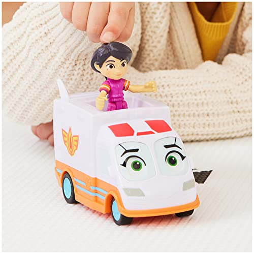 Disney Junior Firebuds, Violet And Axl, Action Figure And Ambulance Toy With Interactive Eye Movement, Kids Toys For Boys And Girls Ages 3 And Up #TOP6