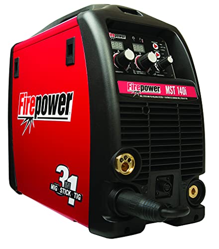 Firepower 1444-0870 Mst 140I 3-In-1 Mig, Stick And Tig Welding System, 140 Amp Max Output, 3/16" Max Plate Thickness, 5,000 Watt Generator, 115 Vac, Dc Output #TOP2