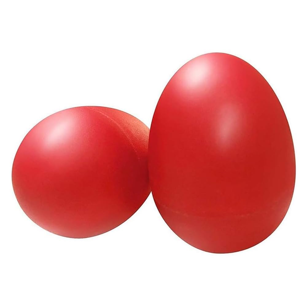 MOCKING BIRD Plastic Egg shaker MultiColor Percussion Musical Eggs Percussion Maracas Easter Egg Instrument for Kids Musical Toys for Painting Learning ClassRoom (Pack of 2)