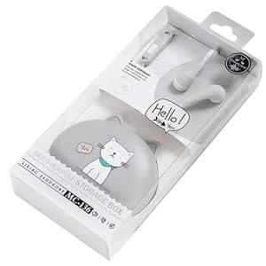 Hoement In-Ear-Ohrhörer mit Katzenetui