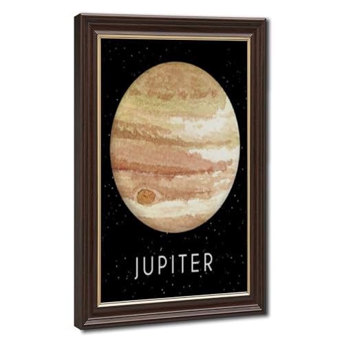 Décoration murale pour salon poster système solaire cadeau astronomie