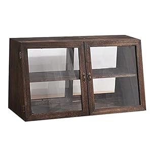 zyr Küchenaufsatzschrank Kabinett Massivholz Teekanne Display Schrank Tee Teile Staubfest Lagerschrank Regale Kosmetische Utensilien Kaffeeschrank