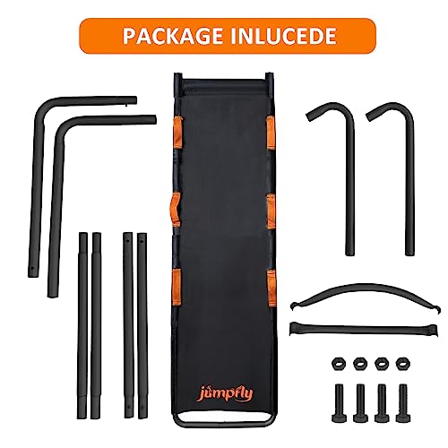 image for Jumpfly Trampoline Slide, Universal Trampoline Slide Ladder with Handl