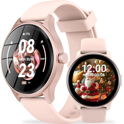 Smart Watch, HD Smartwatch for Men Women , Fitness Watch with 100+ Sport Modes, IP68 Waterproof/Heart Rate/Sleep Monitor - Detailed View