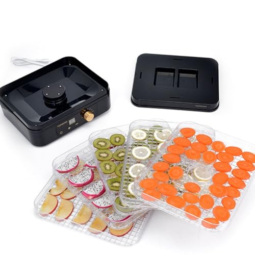 5 Ebenen Dörrautomaten Fr Fleisch Dörrautomat Dörrgerät Dörrautomat Obsttrockner Maschine LCD Digitale Temperatur- Und Timer-Steuerung Umlaufmodus Für Getrocknetes Fleisch Snack Für Haustiere 250W – Bild 4