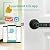5-in-1 Smart Door Lock with Fingerprint, Key, Passcode, IC Card & App – Easy Installation, Keyless Entry Handle with Auto-Lock & Bluetooth – Ideal for Bedroom, Renters, Apartments, Hotels (5 in 1)