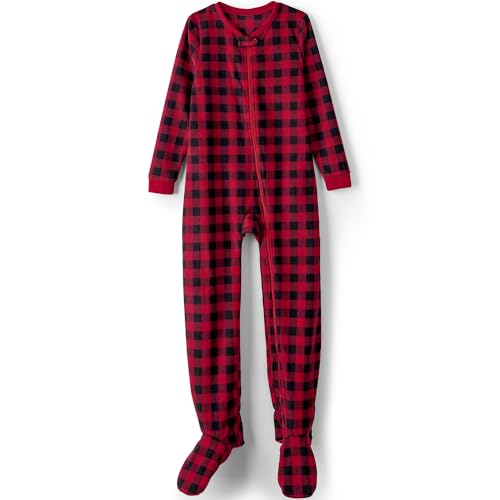 Lands' End Kids Footed Fleece Sleeper