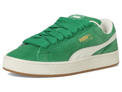 Image of PUMA Men's Suede XL Shoes Archive Green /Vapor Gray 14 Medium