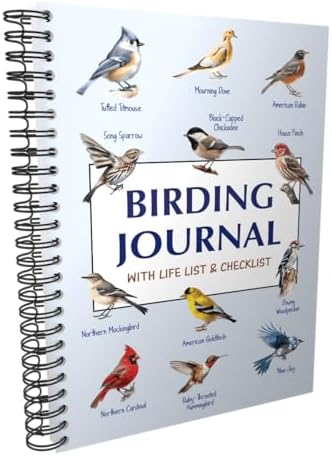 Birding Journal with Life List & Checklist A5