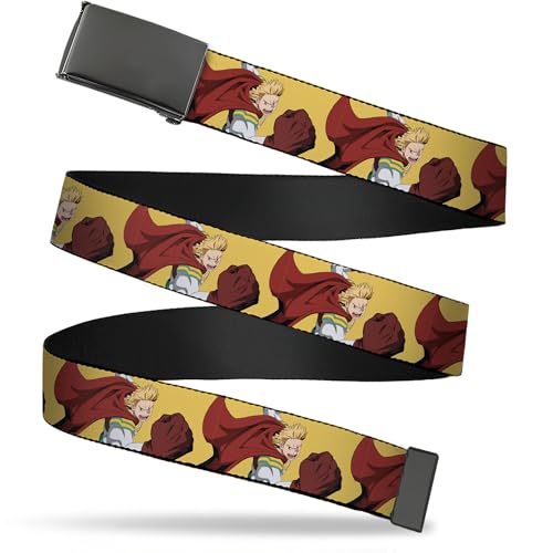 Buckle-Down My Hero Academia Flip Web Belt My Hero Academia Mirio Togata Upper Cut Yellow