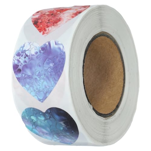 Homoyoyo Pegatinas Adhesivas Corazón para Sellar Sobres y Regalos Etiquetas DIY para Manualidades y Agenda Escolar Decoración Creativa para San Valentín y Fiestas