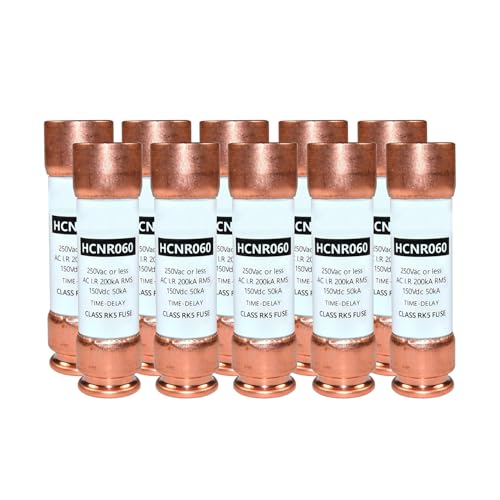 Z 60 Amp 250V Dual Element Time Delay Class RK5 Cartridge Fuse 10-Pack - UL Listed
