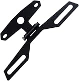 Motorcycle License Plate Bracket, Adjustable Motorcycle License Plate Holder, Folding Tail Light Holder Rear Bracket Mount