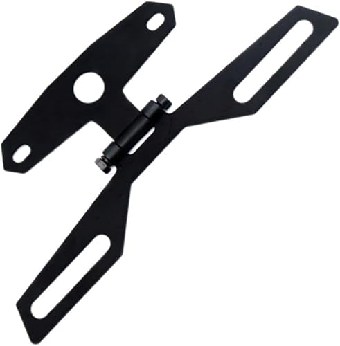 Motorcycle License Plate Bracket, Adjustable Motorcycle License Plate Holder, Folding Tail Light Holder Rear Bracket Mount