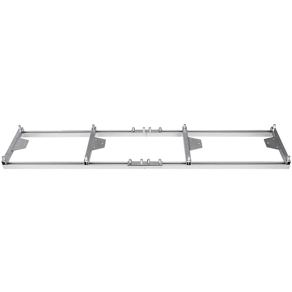 Guía de motosierra de 160,3", soporte de motosierra de aleación de aluminio estable, distancia ajustable al riel de la motosierra, alta eficiencia, guía suave
