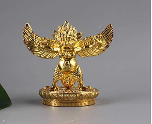 KKUUNXU Kupferlegierung Dapeng Goldflügelvogel Tibetischer Buddhismus Artefakte Tempel liefert Garuda Vogelschmuck Cover