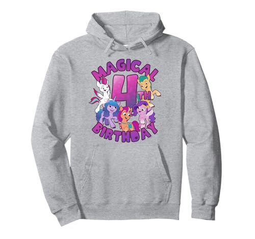 Hoodie My Little Pony Magical 4th Birthday pour fête d'anniversaire enfant
