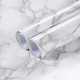 Marble Contact Paper, Ohuhu 11.8'' x 118'' Contact Paper for Countertops Waterproof, Self Adhesive...