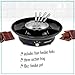 Nostalgia Electric Fondue Party Set – 10 oz Melting Pot, 4 Roasting Forks, & Detachable Serving Tray – Melted Cheese, Chocolate, or Dessert – Perfect for Gifts, Parties, Date Night – Black