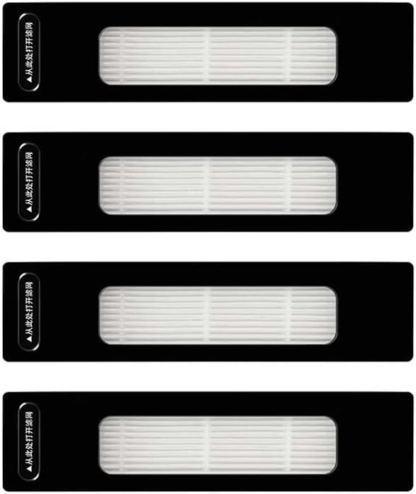 Replacement Roller Main Brush Hepa Filter Compatible with Midea S8 Robot Vacuum Cleaner Spare Part (Set A)