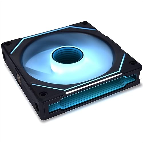 Image of Lian Li GA Galahad II 360 Asetek 8th Gen 2.88 inch IPS LCD Screen with Lian Li UNI Fan SL-Infinity 120-Triple Pack-ARGB Fan-Black