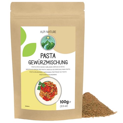 Alpi Nature Mélange d'Épices pour Pâtes 100g, Épices et Herbes pour Pâtes, Herbes Italiennes pour Spaghetti