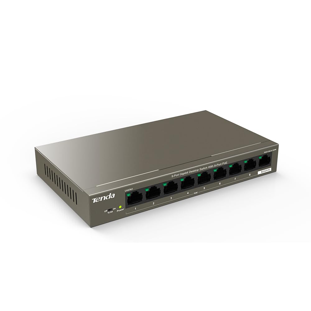 Tenda TEG1110PF-8-102W 10PORT 10/100/1000 Switch