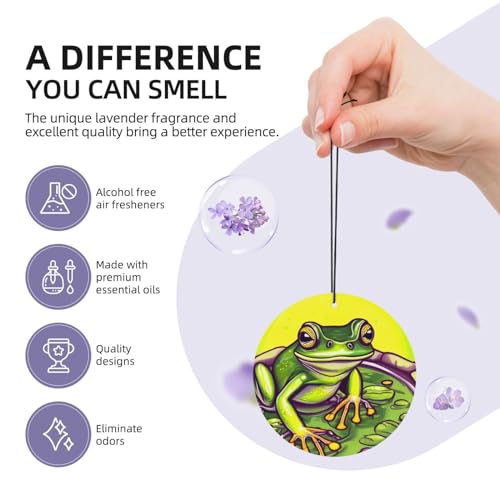 Hojas aromatizantes para auto Frog in a pond miniatura 5
