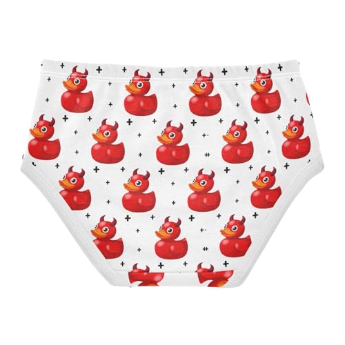 Funny Red Duck Cow Toddler Girls's Underwear 2T 202c18072