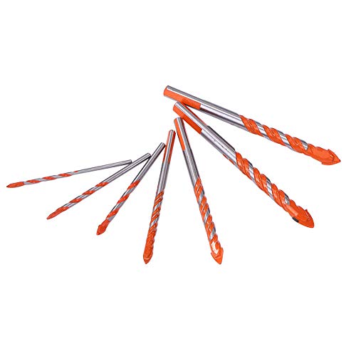 Juego de 7 brocas en espiral para madera y vidrio miniatura 7