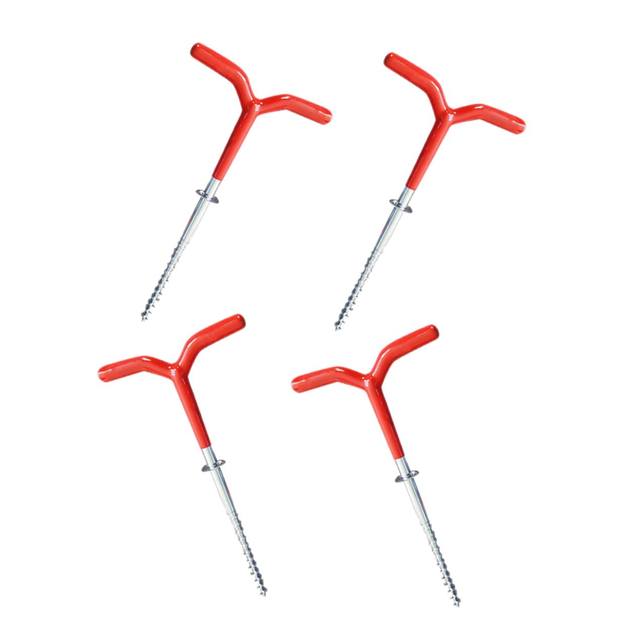 Estacas espirales Gatuida para pesca en hielo y suelo duro pack de 4