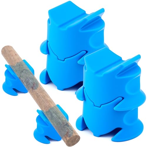 BreezeHug 4 Pack 4/6 Pack Horse Training Jump Block Holders for Ponies Mini Horses & Pet Dogs Adjustable Equestrian Jump Rail Razers Lightweight Jumping Training Equipment (Poles Not Included)