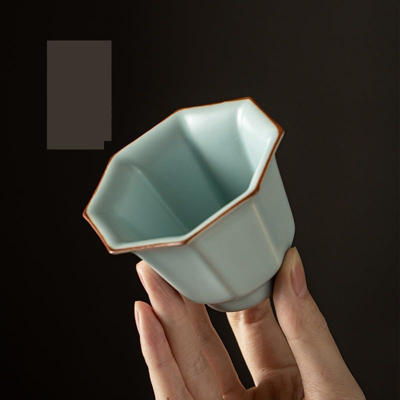 Filiżanki Matcha Filiżanka do herbaty dla gości, Gospodarstwo domowe Kung Fu mała filiżanka do herbaty, ceramiczny chiński styl ręcznie robiony retro zaparzacz do herbaty kubek do herbaty
