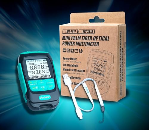 Mesureur de puissance optique fibre Pro'sKit MT-7617 testeur palmare compact