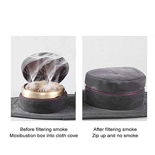 Draagbare Moxibustion Tas Verstelbare Moxa Doek Mouw Rookloze Koperen Moxa Box Moxibustion Verwarming Therapie… - Image 4
