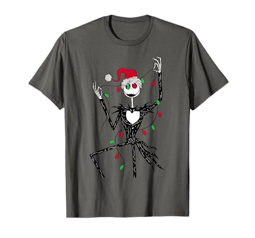 T-shirt Disney L'Étrange Noël de Monsieur Jack avec guirlande lumineuse